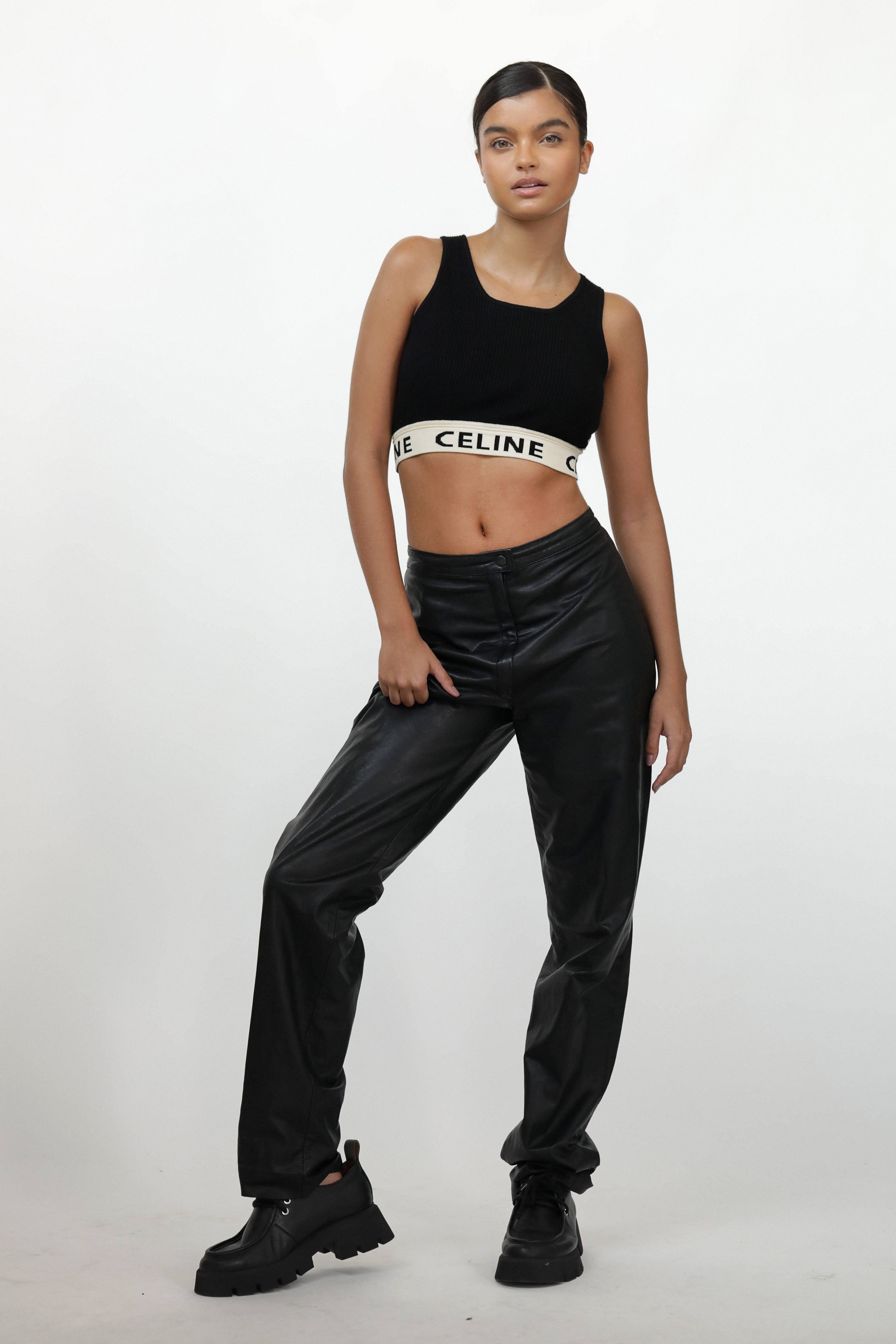 Celine Crop Top - Black